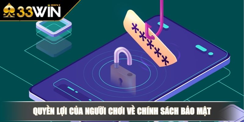 Chính Sách Bảo Mật Cam Kết Bảo Vệ Thông Tin Cá Nhân Của 33WIN 3 Quyền lợi của người chơi về chính sách bảo mật