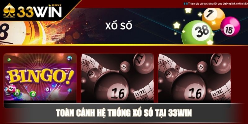 Toàn cảnh hệ thống Xổ Số tại 33WIN