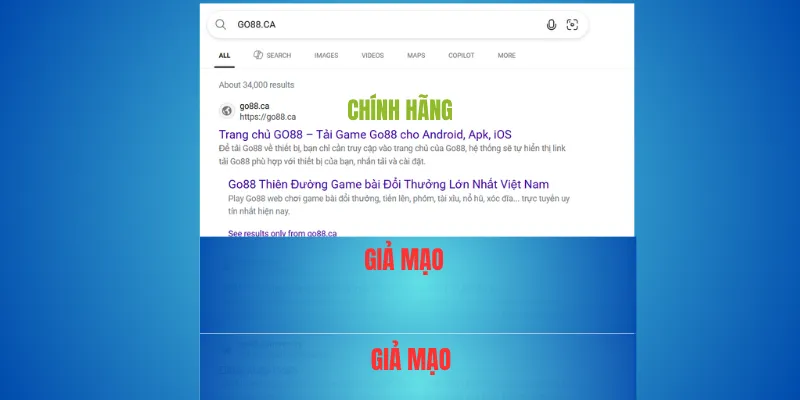 Go88 chính chủ – chỉ dùng go88.com và go88.ca – cách nhận diện chi tiết 3 Khi nào nên cảnh giác trang giả