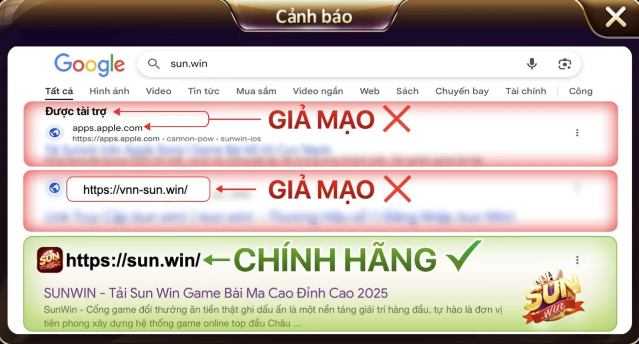 Sunwin chính chủ chỉ có tại sun.win – Đừng để bị lừa bởi trang giả 3 Truy cập và chơi an toàn tại Sunwin